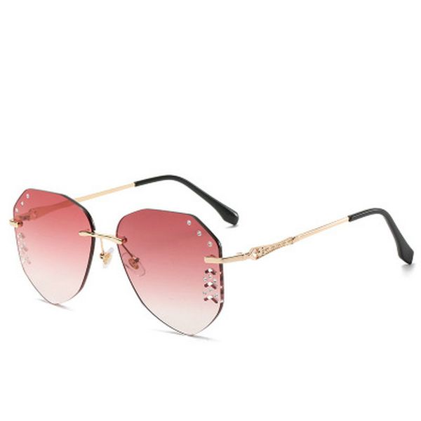 

aviator diamond gradient frameless sunglasses color gradient oversized sun glasses women elegant rimless diamond aviator diamond e4g2j hvtnf