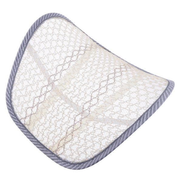 

breathable mesh lumbar support ice silk back brace office chair waist pad