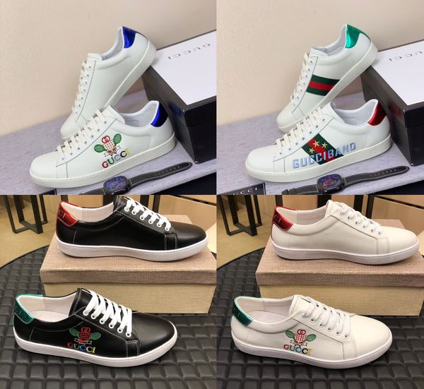 

2020 qaulity genuine leather ace tennis band sneakers rs casual shoes running shoes men sports sneakers trainers, Black