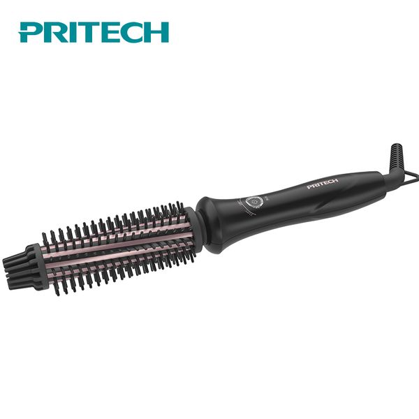 

pritech professional electric hair curler ceramic rotating curling iron hair comb corrugated straightening hair styling tool