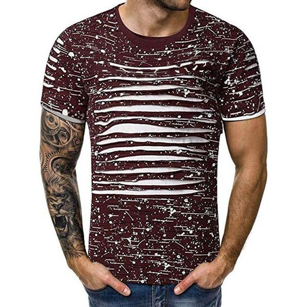 

мужская летняя дизайнер цифровая печатная tshirts мода crew neck коротким рукавом тройники когти вскользь tops фитнес boy, White;black