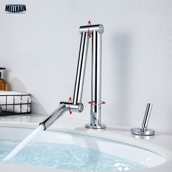 2019 Separate Type Bathroom Kitchen Sink Faucet Free Rotation