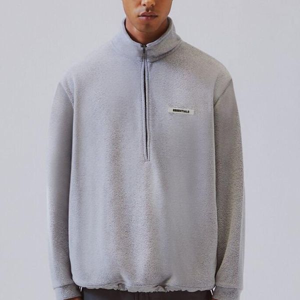 

20fw european sweatshirts stand collar comfortable casual style fashion couple sweatshirts s-xl hfkywy045, Black