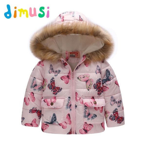 

dimusi winter kids jackets children hooded outwear coats boy girl fur collar thick warm windbreaker hooded boy clothes,ea009, Blue;gray