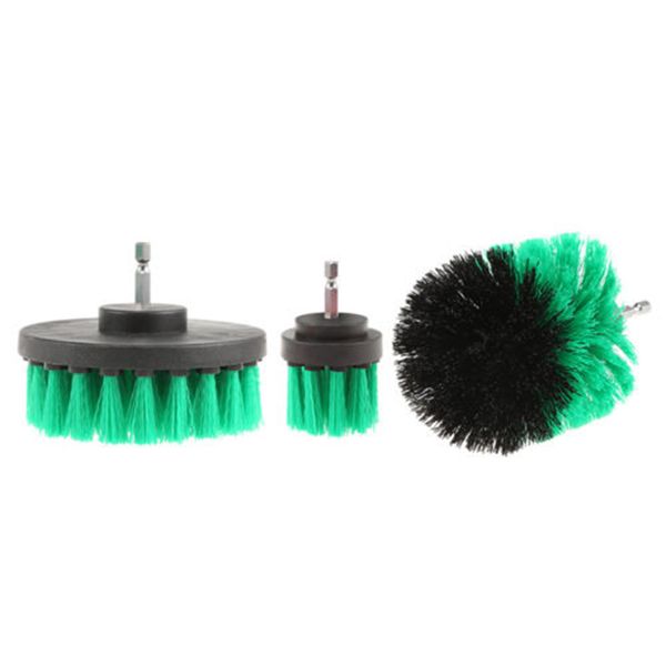 

kit drill brushes attachment tub tiles accessories replacement 3pcs set