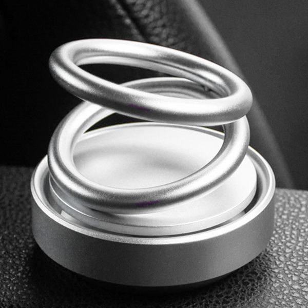 

freshener magnetic rotating perfume suspension home car cool mist fragrance case air purifier double ring unique