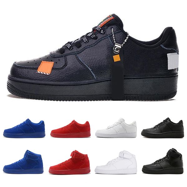 

2019 Classic One 1 Dunk Men Women Casual Shoes Sports Black White Skateboarding Ones Low Cut Wheat Brown Trainers Sneakers EUR 36-45