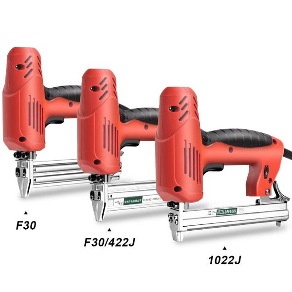 

electric nailer 2000w electric stapler gun 2 in 1 framing tacker staple gun u-shaped straight nail 1022j/f30/422j 6 speed