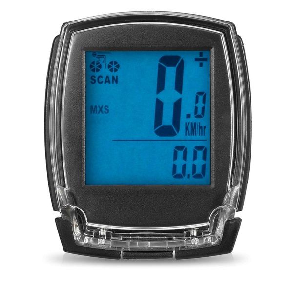 

new lcd display water resistant wireless cycle computer speedometer odometer with digital clock bicycle bike accessory