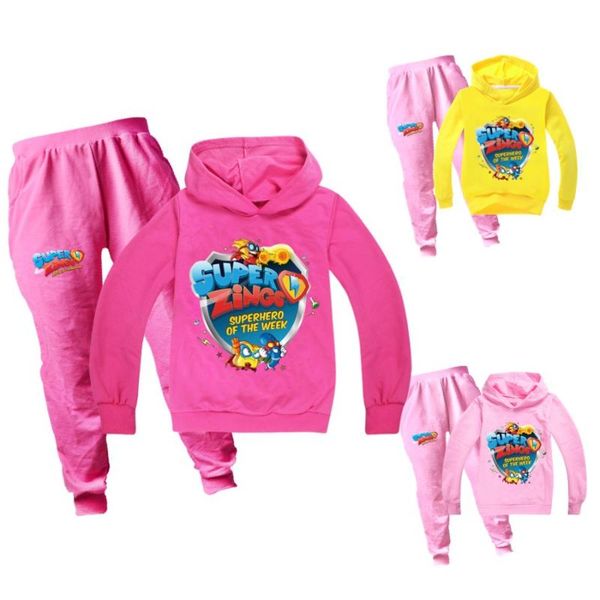 

супер zings baby boys комплект одежды спортивный костюм детская мода superzings ребенок девушки костюм дети толстовка брюки спортивный костю, White