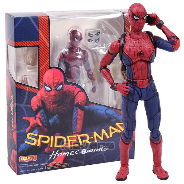 

shf spider man homecoming the spiderman pvc action figure collectible model toy 14cm t200106