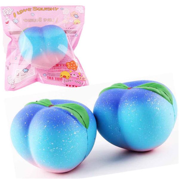 

squeeze squishy jumbo peach slow rising fun toy stress relieve stretch kid gift