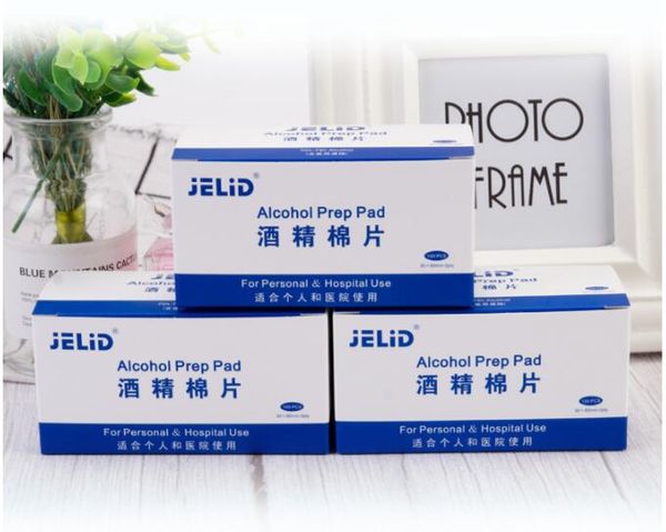 

75% ethyl alcohol prep pad 5*5cm for 100 pieces for one box 75% disinfection wipes alcohol cleaning products hxmr 001