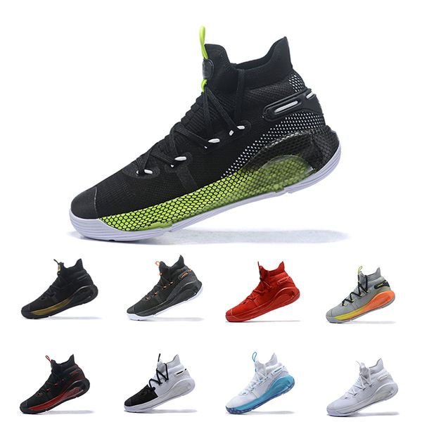 

2019 new arrival men tephen 6 ba ketball hoe new fox black green red rage chri tma blue vi port neaker boot