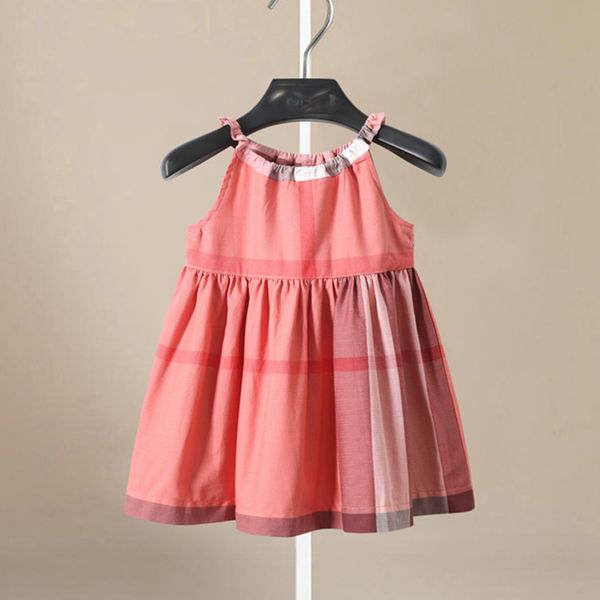 

sundress for baby girl summer cute cotton princess clothes 2 3 4 5 6 years, Red;yellow