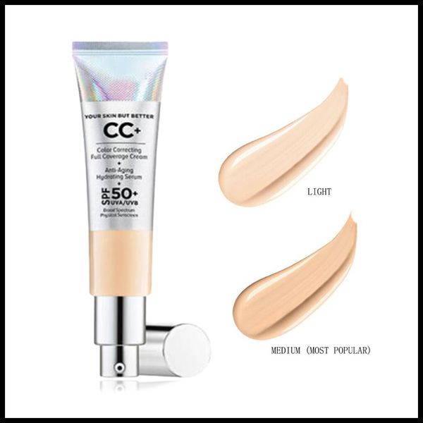 

epack makeup cc+ color correcting full coverage cream 32ml oil-foundation your skin better light medium drop shipping