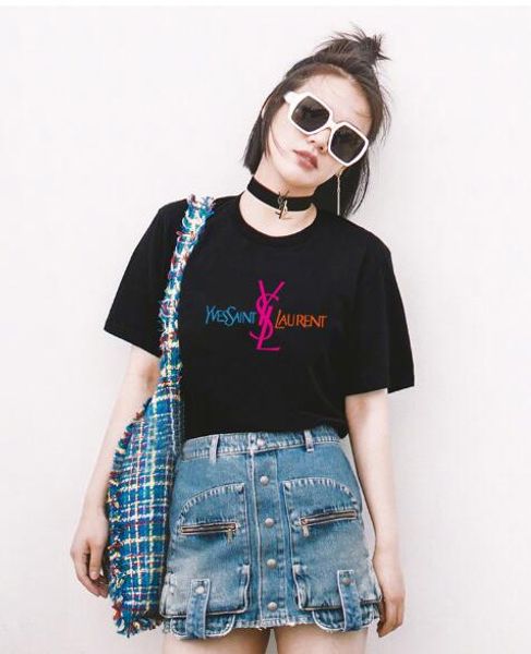 

Новые женские Дизайнерские Футболки Три поросенка футболка Вышивка женская Роск