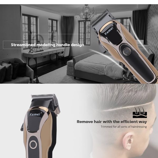 

km-1990 professional electric clipper strong power hair trimmer barbermaskine steel blade hair cutting bwkf mdcfk