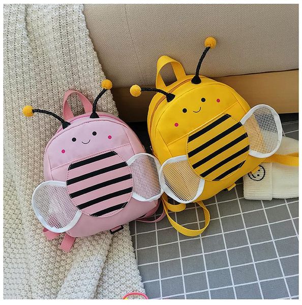 

nicegift anti-lost backpack 2019 new little bee backpack mini bag girl boys backpack sweet girls backpacks schoolbags
