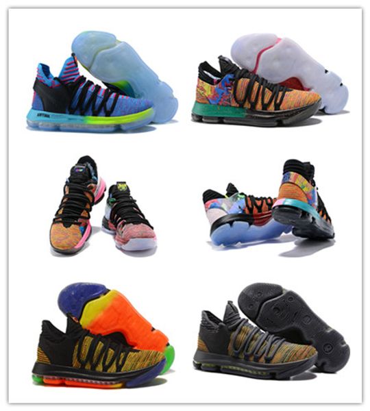 

popular what the kd x 10s ice blue pink green yuanyang basketball shoes mens 10s kevin durant 10 ep sports us 7-12
