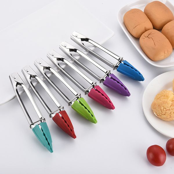 

красочный клип цвет силикона 7 дюймов хлеб мангал еды стейк стол