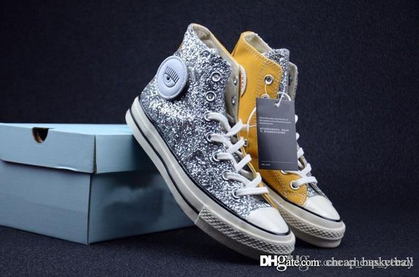 

2019 new undefeated chuck 70 ox canvas shoes chiara ferragni designer big eyes shining women casual sneakers 35-39 quality