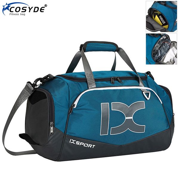 

40l dry wet gym bags for fitness travel shoulder bag handbag waterproof sports shoes women men sac de sport training tas