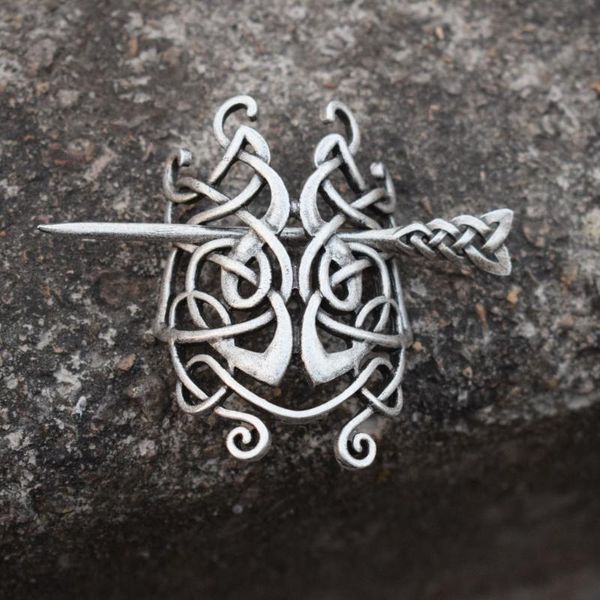 

sanlan 1pcs celtics hair pin, Golden;white