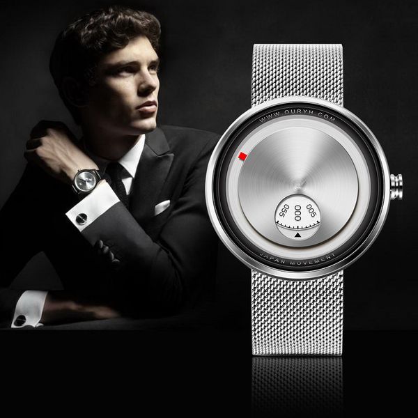 

sinobi relogios com pulseira de tira milan criativos 2019 relogio esporte e criativo frete gratis pulseira armadura mostrador, Slivery;brown