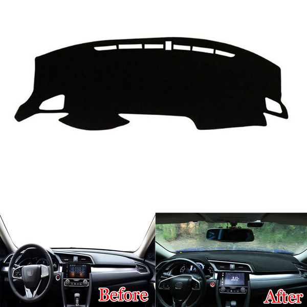 

for civic 10th 2016 2017 2018 1pc car dashboard cover sun shade dashmat pad dash mat styling accessories