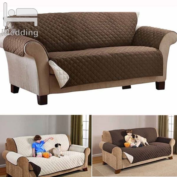 Hochwertige Doppelseite Sofakissen Haustiere Hunde Sofabezüge Wasserdicht Abnehmbare Couch Liege Schonbezüge Möbelschutz Y200330