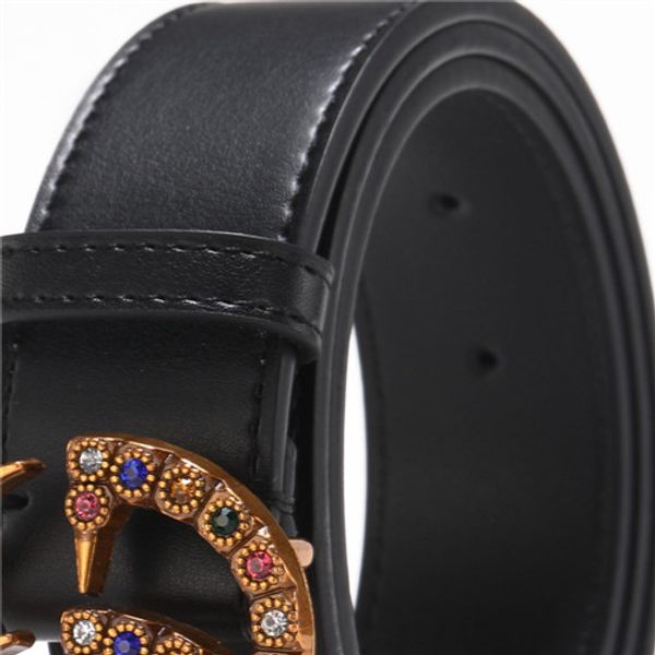 

letter buckle belt step on the line belt multi diamond buckle snake head buckle belt mesh red, Black;brown