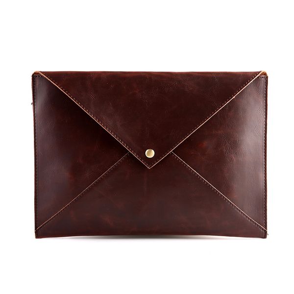 

the new men's bag tide korean fashion hand envelope bag retro shoulder diagonal small file
