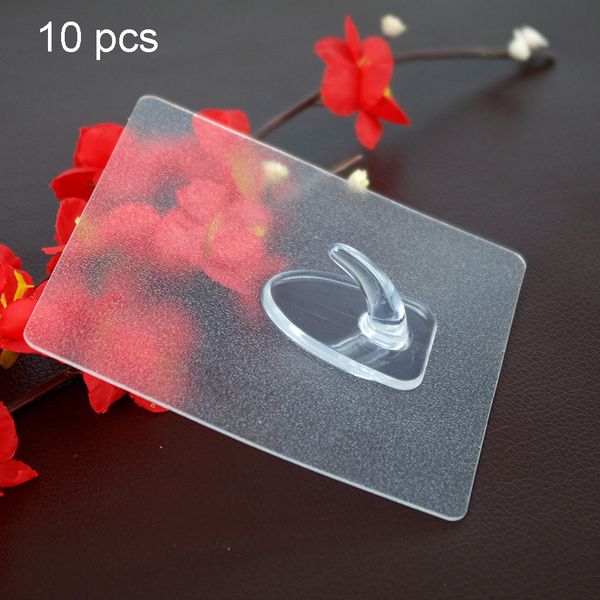 2019 Wall Hook Kitchen Door Self Adhesive Reusable Transparent