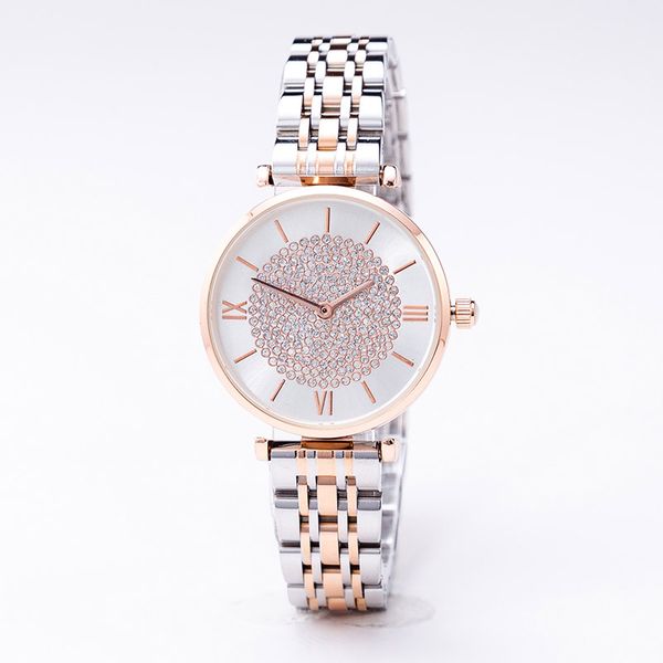 

Лучшие модные брендовые женские часы с пряжкой из нержавеющей стали с подарочной