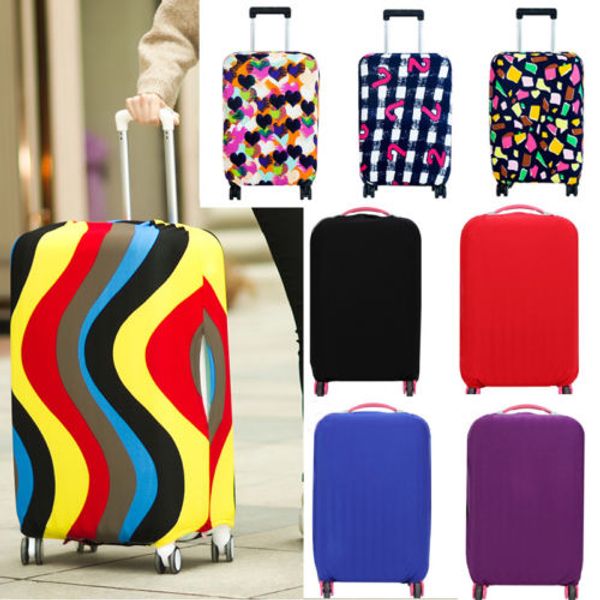 

new travel luggage cover protector elastic suitcase bag dust-proof anti scratch