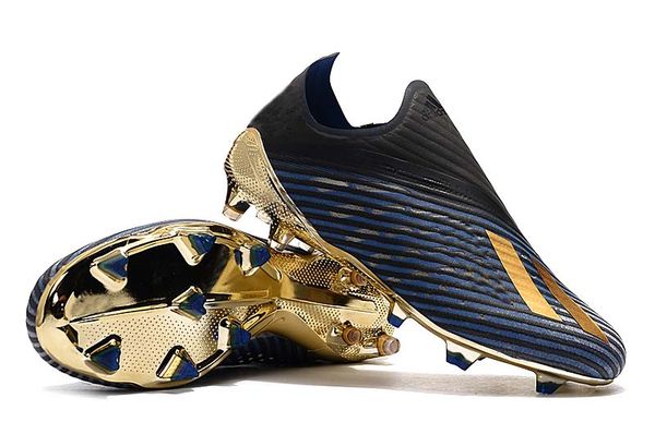 

2019 x 19+ fg football boots skeletalweave x tango 18+ tf/fg men soccer shoes black gold soccer cleats