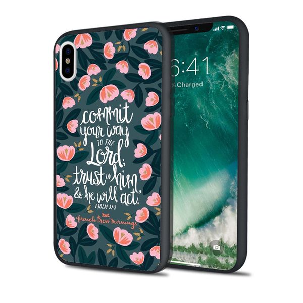 

fundas bible verse phone case for iphone 11 pro xs max xr 8 7 6s plus 5s se 5 case soft silicone cover.