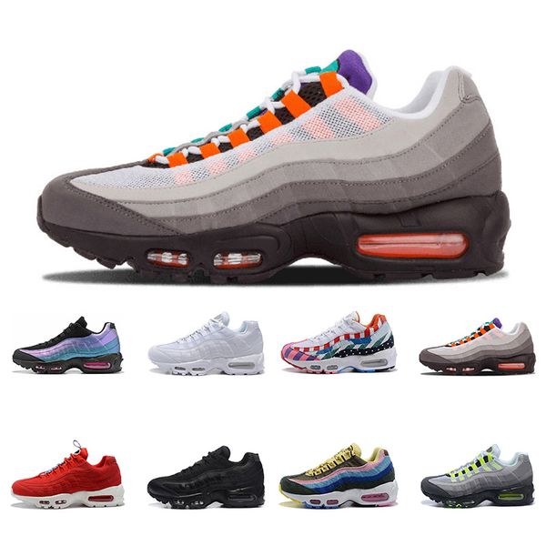 

nike air max 95 2019 новый прибыл кроссовки дышите мужчин, женщин кроссовки frequency se лазер фуксия тройной серый спортивный mens размер т