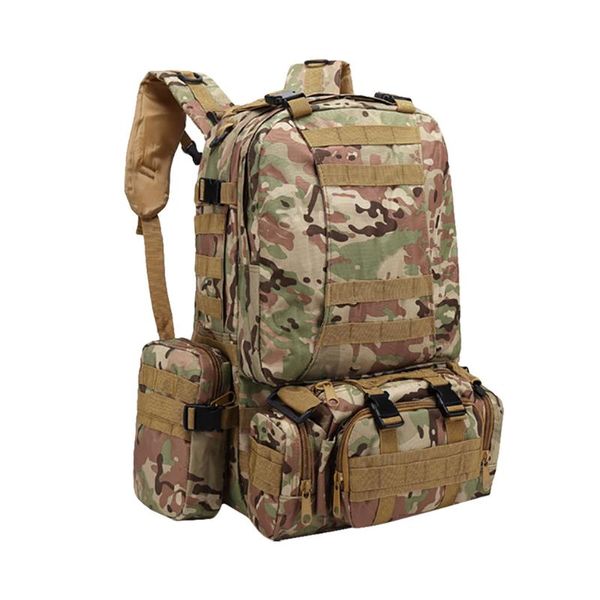 

waterproof camo tactical backpack hiking camping backpack travel rucksack outdoor sports climbing bag #3s