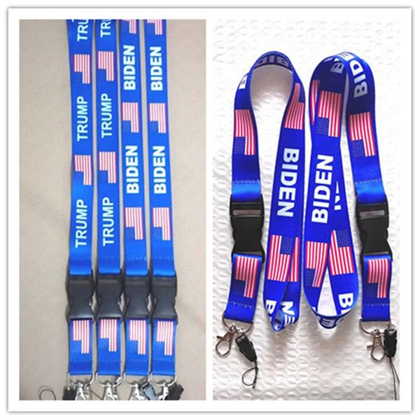 

дональд трамп 2020 стропы biden us flag струнный key chain bag игрушки слинг для сотового телефона id карты keychains ремень канаты 1lot / 1, Pink;blue