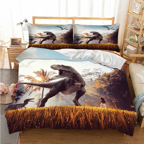 

bedroom bed linen set home bedding set fashion luxury microfiber 3d animal print design bedding duvet cover pillowcase