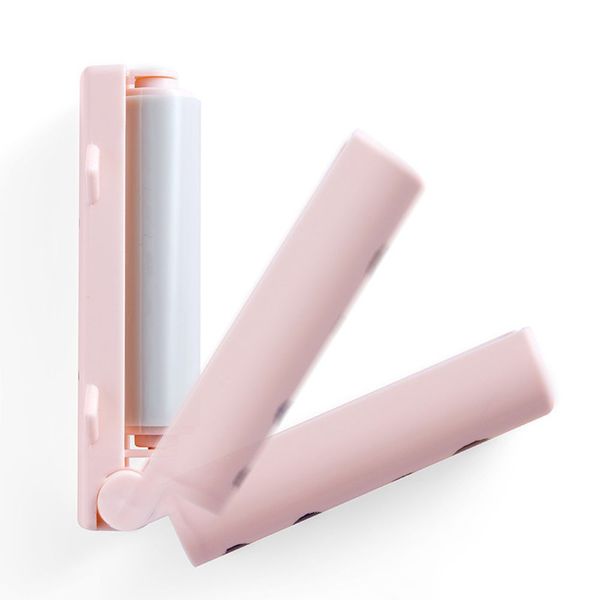 

lovely lint sticking roller reusable folding clothing dust brush washable lint hair remover pet hair sticky roller brush tools