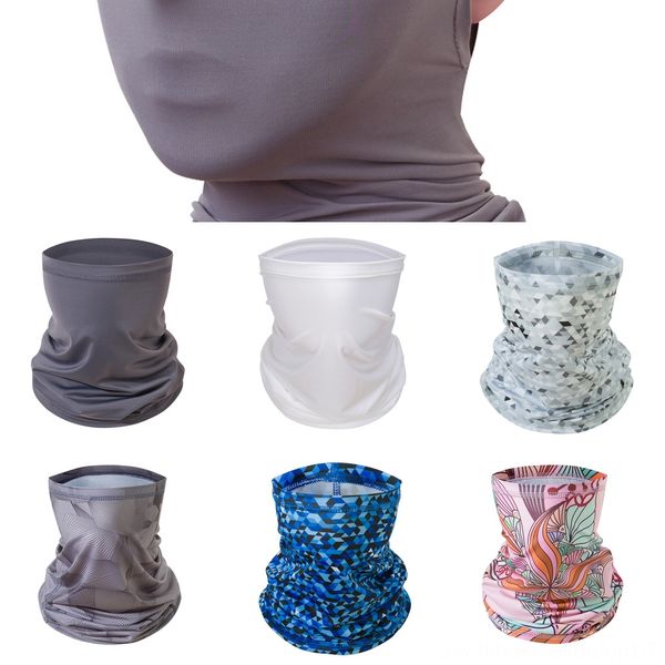 

e2ll4 shipping with neck bicycle fishing mask bandanas shield face scarf sport safety filters bandana headwear ring scarf, Black