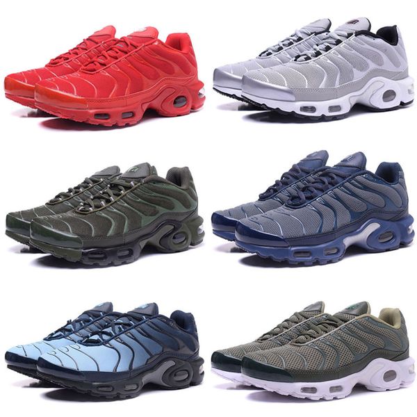 

2019 new wholesale tn running shoes sport shoes good quality athletics shoes size euro 40-46, White;red