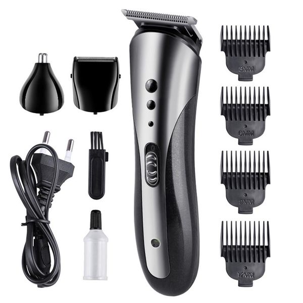 

professional kemei 1407 3 in 1 electric shaver hair trimmer reechargeable electric clippers and liners beard razor machine