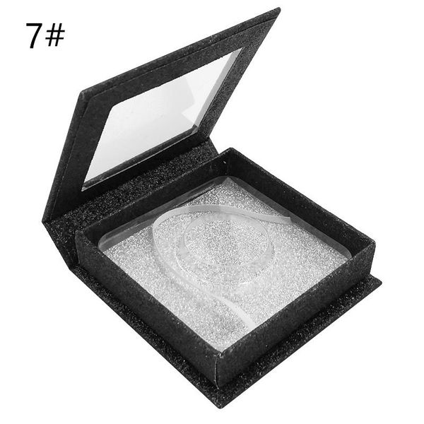 

square magnetic lashes box with eyelash tray 3d mink eyelashes boxes fake false eyelashes packaging case empty eyelash box dhl free