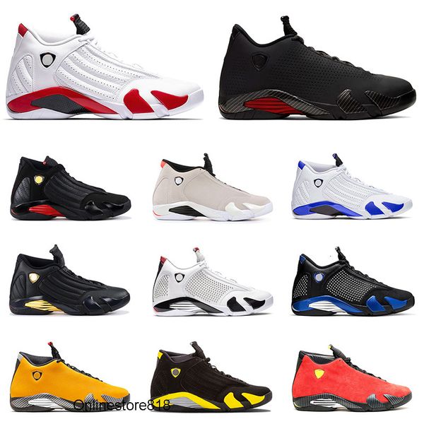 

new 2020 se black ferrar 14 mens basketball shoes 14s xiv jumpman spm x white defining moments thunder brand trainers size us 13