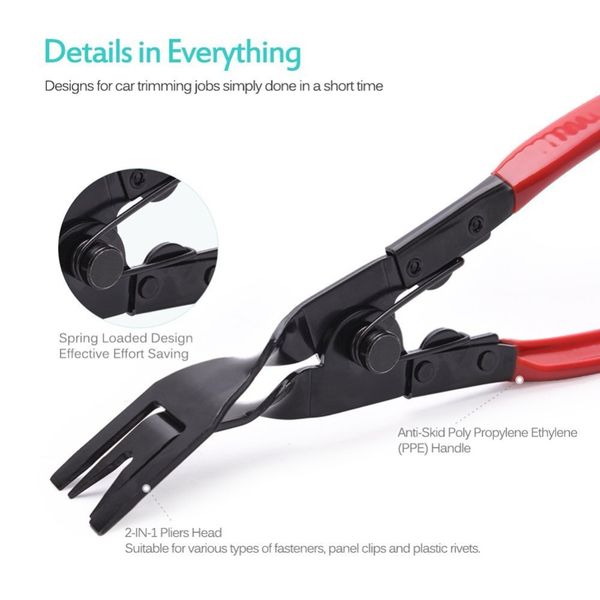 

car installer cover pry repair tools plastic fastener screwdriver car clip pliers door panel trim fastener tools
