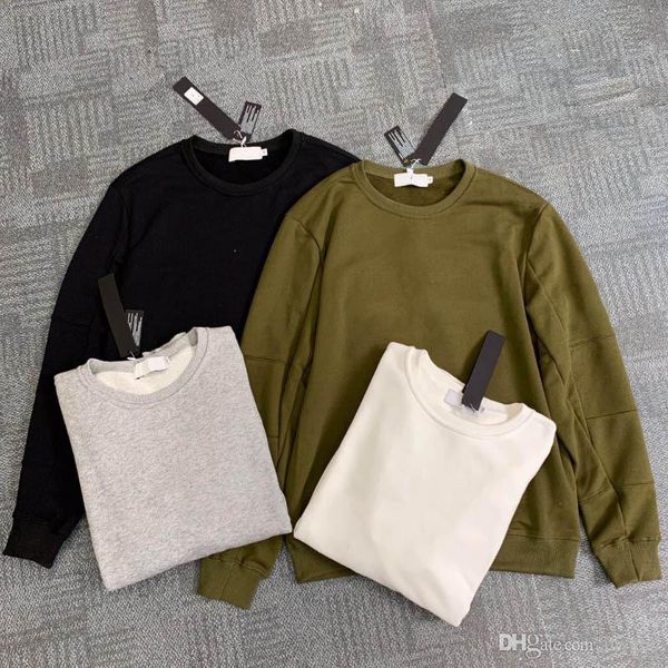 

2019 новая мода осень зима хлопок мужчины с длинным рукавом толстовка hip hop кофты сияющий свитер 8107 s-2xl, Black